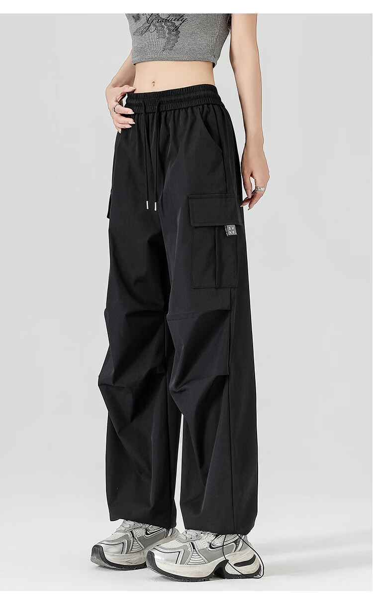 Xueqiman Twill Work Pants Women Summer Quick-Dry American Style Sports Convertible High-Waist Hiking Outdoor Softshell Pants 29