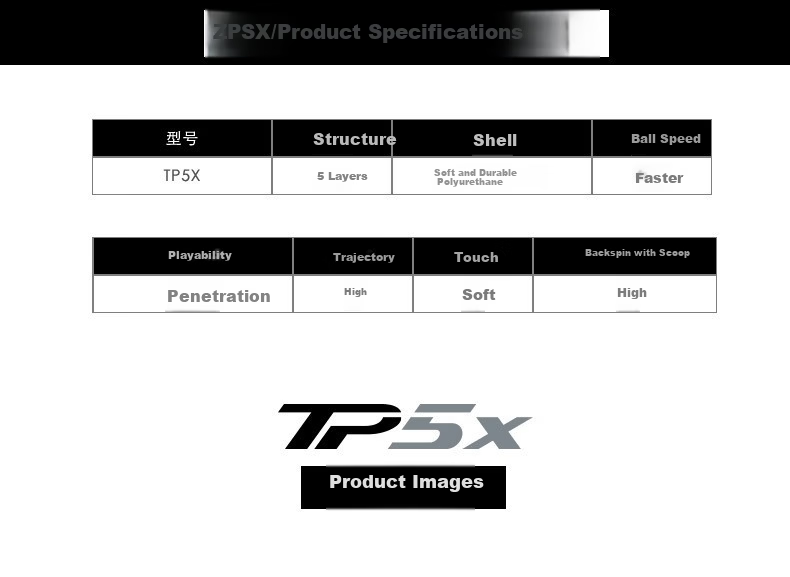 Taylormade TP5X 3.0 Golf Balls 5-Layer Practice and Tour Professional White 12-Pack 15