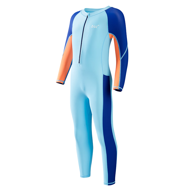 361° Children's One-Piece Swimsuit for Boys, Sun Protection Diving Suit, Long-Sleeve And Long Pants Swimwear for Kids, Toddlers And Summer Wear