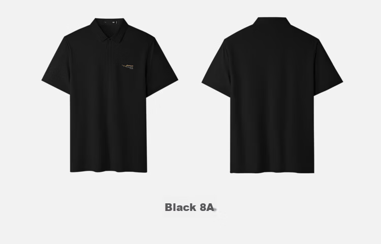 HLA Heilan Home Men's Short Sleeve Polo Shirt Summer Cool Antibacterial Moisture-Wicking Deodorizing 10