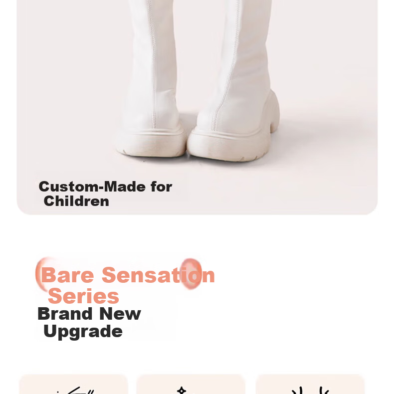 Langsha Kids Autumn Winter Fleece-Lined Thickened Skin-Colored Tights Outdoor Wear Sheer Pantyhose Girls Nude Leggings 3