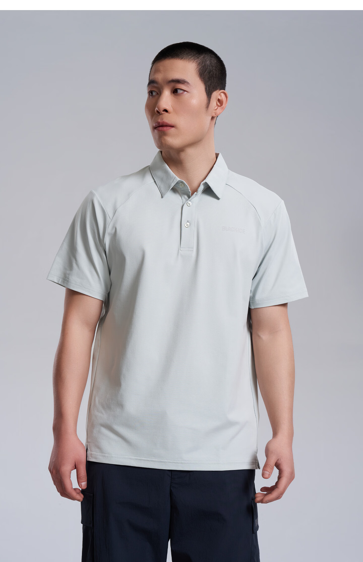 BLACKICE 26 New Outdoor Spring Summer Men's Sun Protection Short Sleeve Antibacterial Polo Shirt Moisture-Wicking Quick-Dry Half Sleeve T-Shirt F1522KH 11