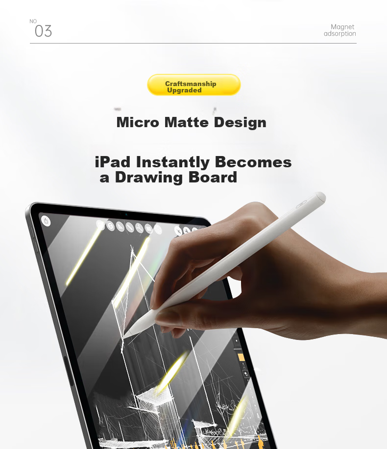 Suoying [Magnetic Detachable] Apple iPad Paper-like Screen Protector for Air 8/7/6 M4/3 Chip 11-inch 2026/25/24 Matte Writing and Drawing Tablet Protective Film 8