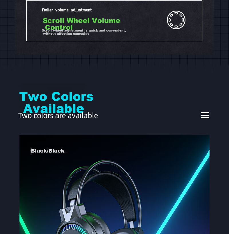 HP H220 Over-Ear Gaming Headset, Stereo Surround Sound, Wired Headphones with Microphone for Internet Cafes And E-Sports Games CSGO PUBG, Compatible with Desktop Computers And Laptops 4