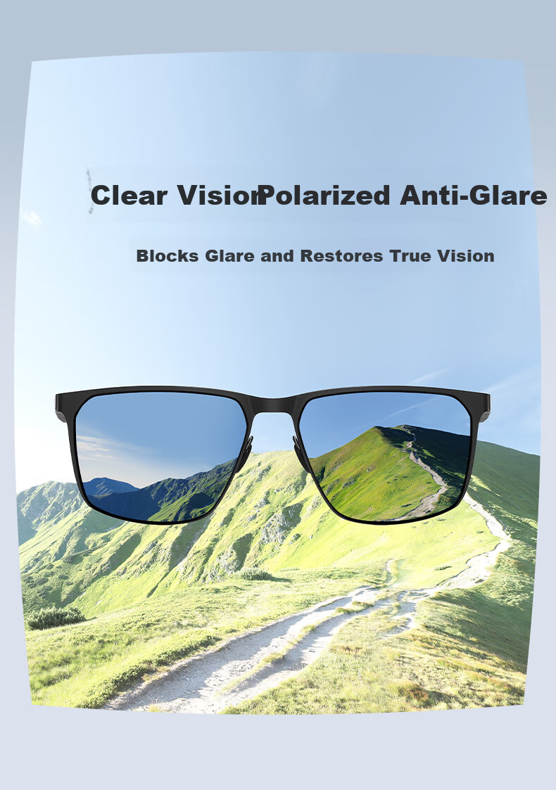 HLA Polarized Sunglasses High-End Carbon Fiber Ultra-Light Men's Driving Sun Glasses 7