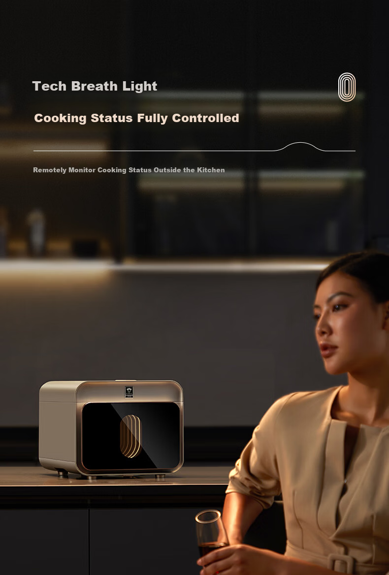 Kambach True Titanium Inner Pot Rice Cooker 0 Coating Smart Rice Cooker Baby Grade IH Heating Non-Stick Multifunctional Household Large Capacity Baby ProMax Edition Star Gold 3L 13
