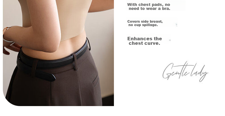 MiiOW Ice Silk Sun Protection Camisole for Women with Built-In Bra Pads, Invisible Underwear, Beautiful Back Design, And Outer Wear Top 4