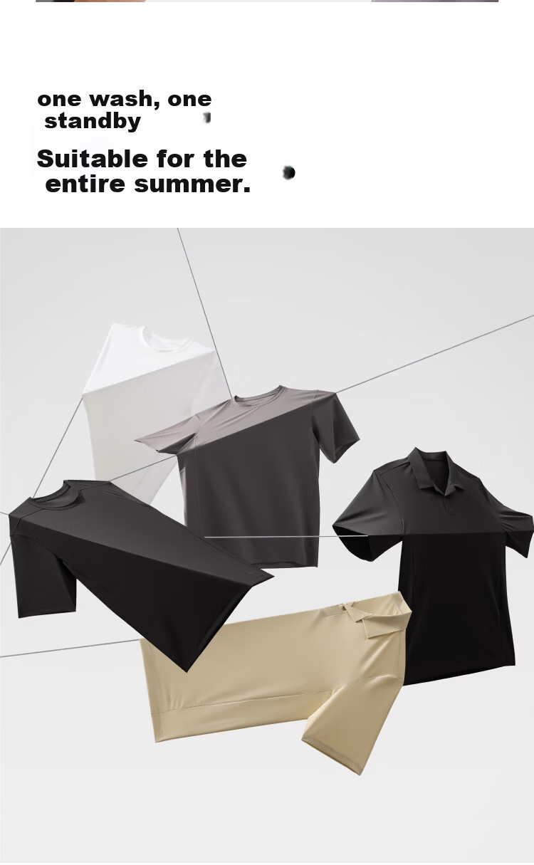 Beneunder Men's Cooling Sports Quick-Dry Ice Silk Breathable Base Layer Short Sleeve T-Shirt DR003 Ink Gray XL 10