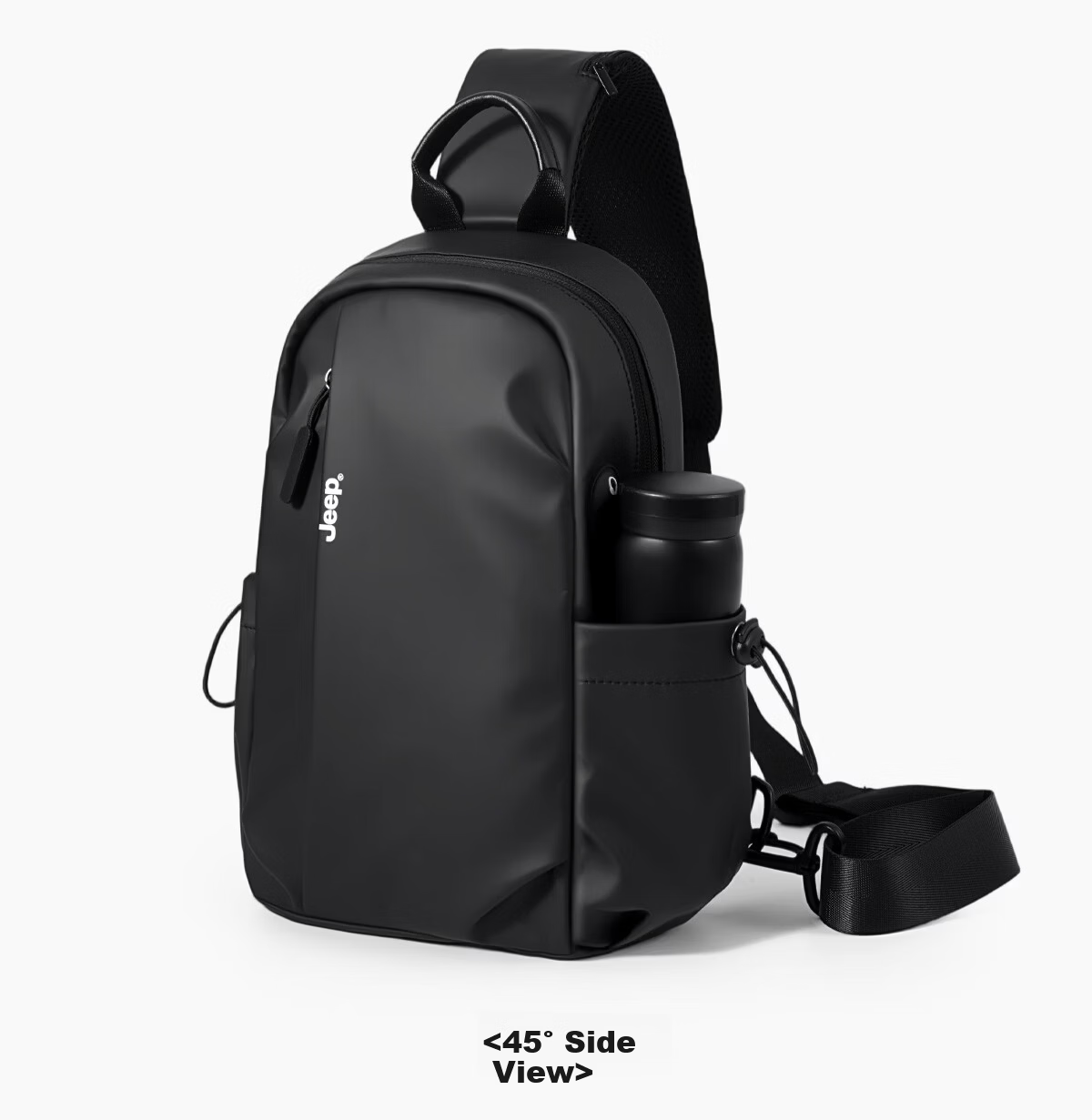 JEEP Men's Large Capacity Functional Crossbody Shoulder Bag Chest Bag 2026 New Commuter Cycling Sports Backpack 23