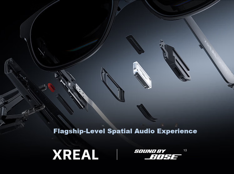 XREAL One Pro AR Smart Glasses 556" Portable Display 57° FOV Self-developed X1 Chip Native 3DoF Hovering Movie Glasses Non-VR AI Glasses Size M 32