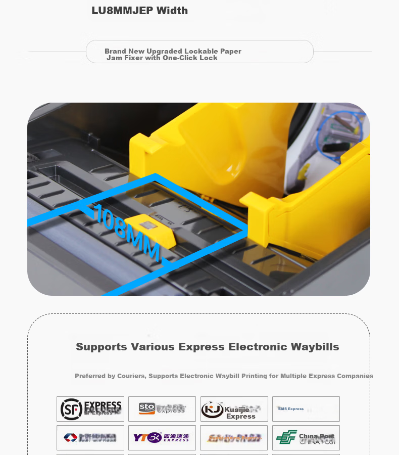 Zebra GT800 Upgraded ZD421T Barcode Label Printer Adhesive Asset Tag Thermal Express Electronic Waybill ZD421T 300dpi (Bluetooth + Ethernet) 10