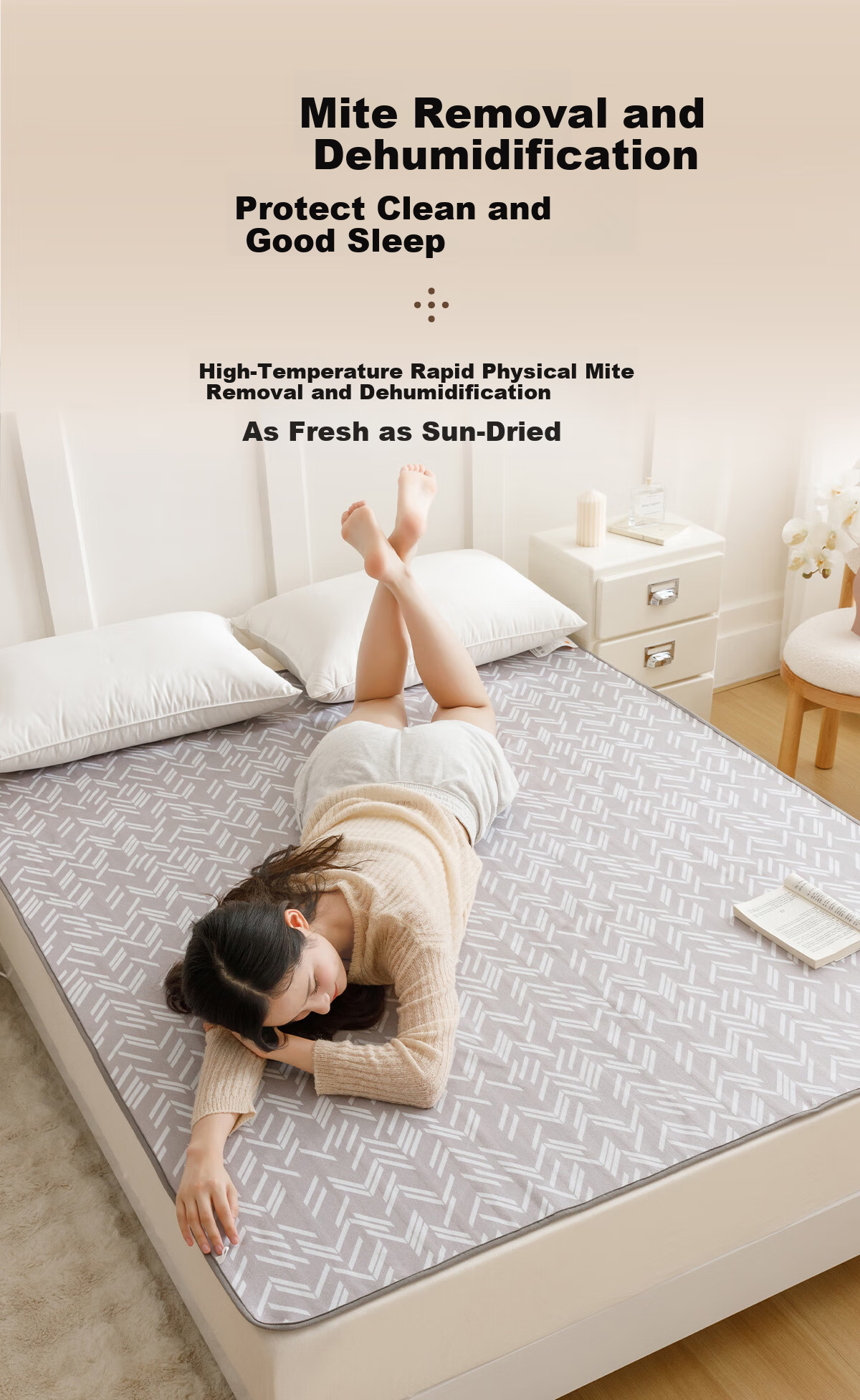 Qindao High-Temperature Power-Off Safety Double Control Double Electric Heating Blanket for Home 2.0*1.8m 6