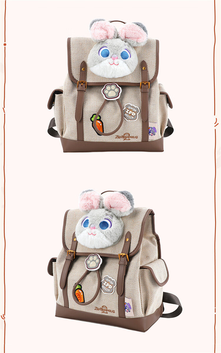 Disney Zootopia Large Capacity Women's Backpack Gift Box Birthday Present for Girls 18