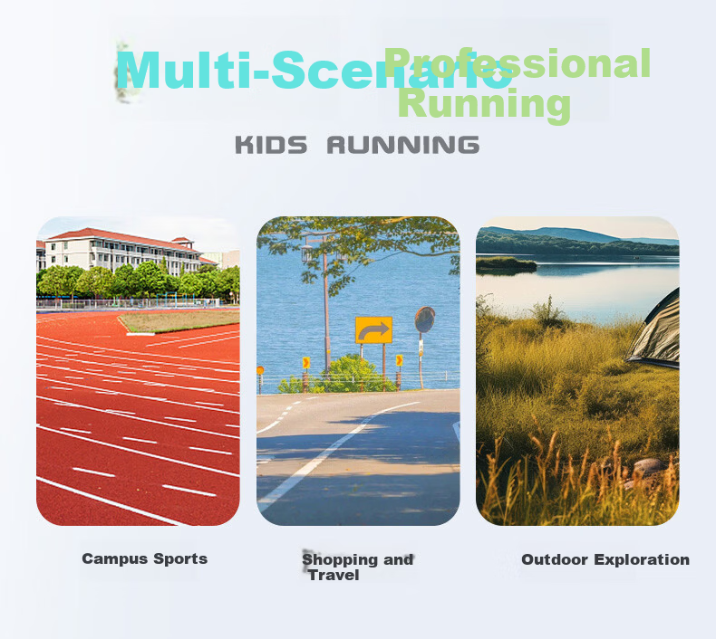 7-PE Boys' Sports Shoes 2026 Spring Autumn New Breathable Mesh Youth Training Cushioning Running Shoes Carbon Plate Running Shoes 5