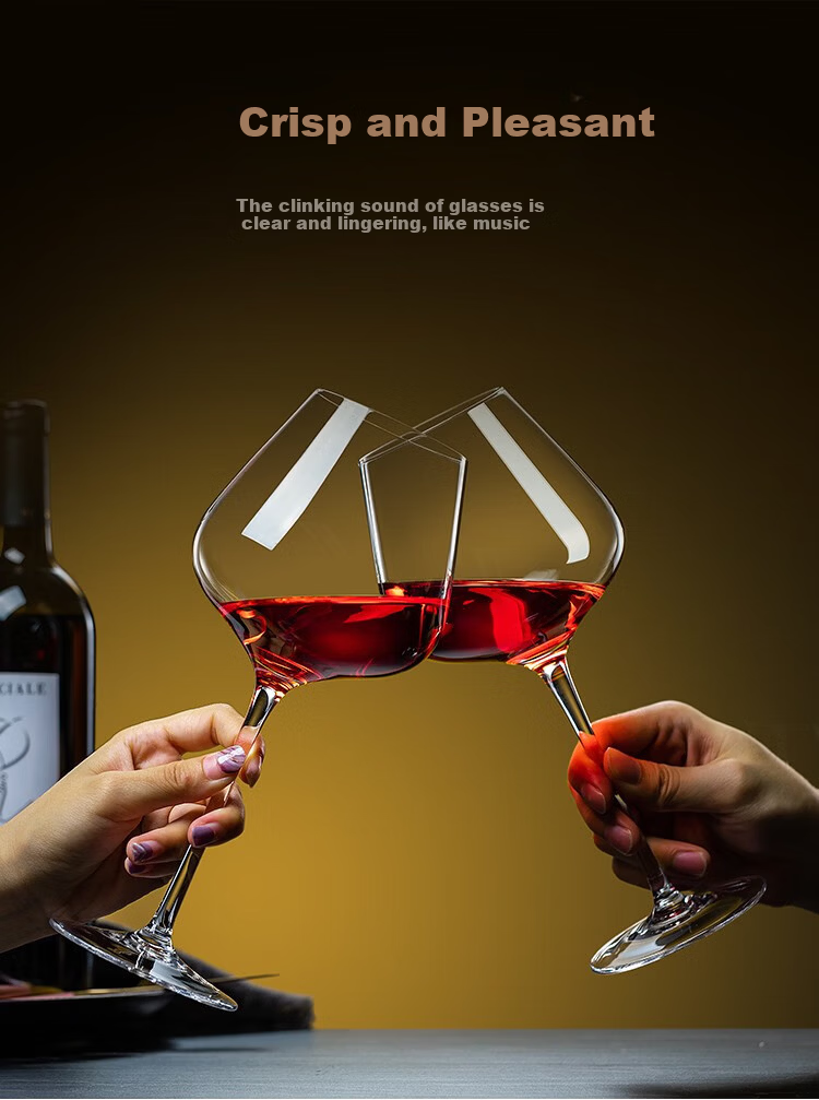 MUMU Crystal Burgundy Wine Glass Set High-End Home Use Stemware Decanter Wine Accessories Wedding Gift 9