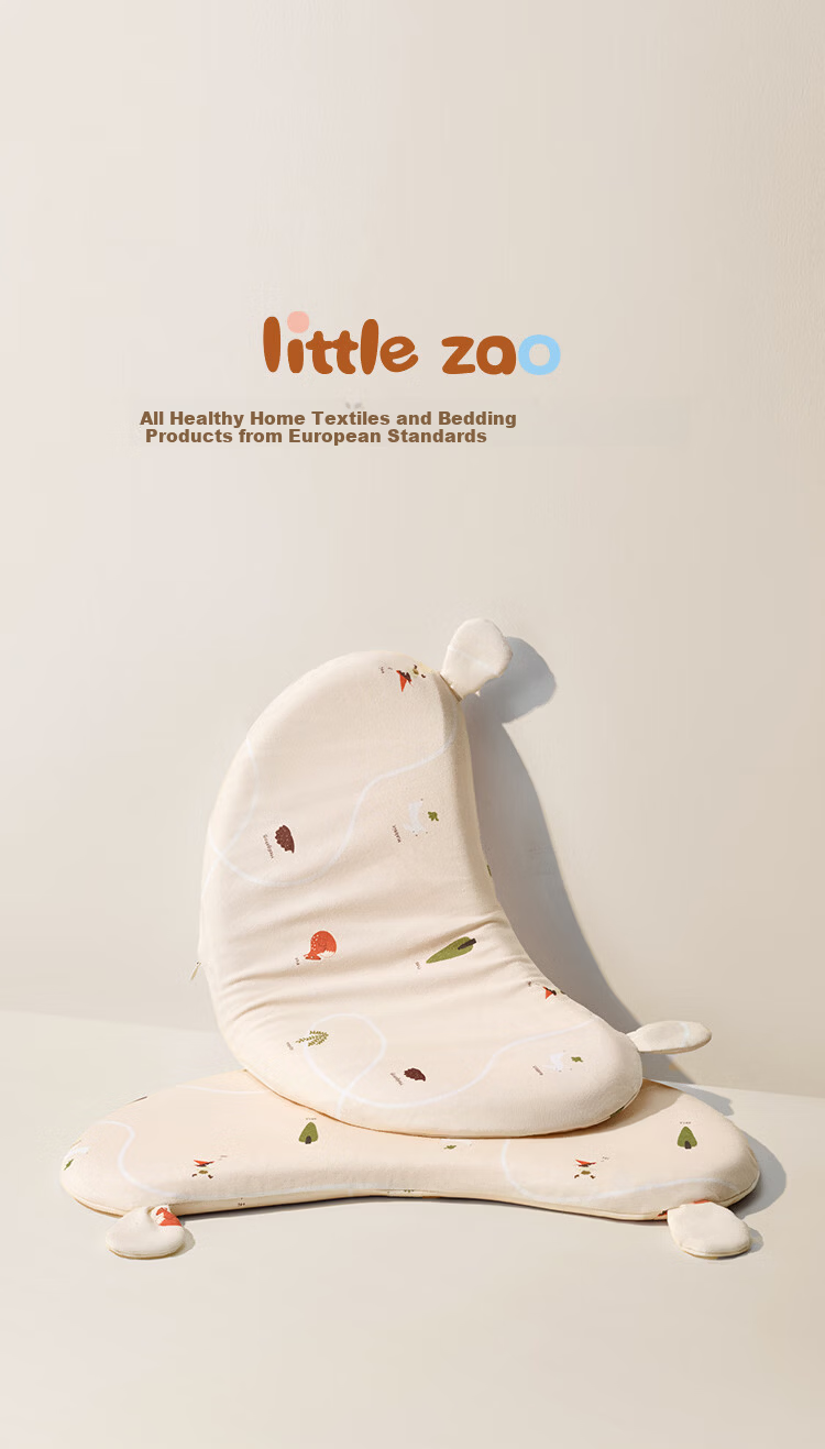 JD Jingzao European Standard Certified Baby and Child Silicone Pillow A-Class Spine Protection Breathable Washable 1-3 Years 12