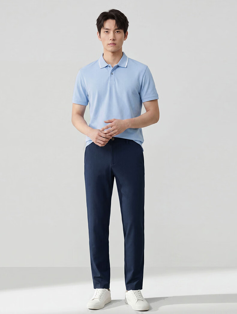 G2000 Multi-Color Cotton Pique Color-Block Collar Short Sleeve Polo Shirt Men 2026 Spring Summer Mall Edition 17