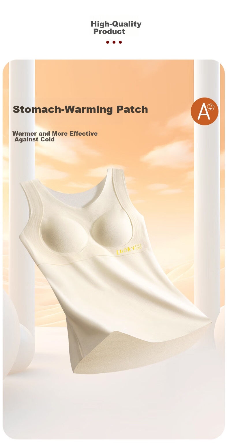 GRACEWELL 2-Pack Girls' Developmental Warm Vest with Chest Pads, Children's Thermal Underwear for Middle School Girls, Autumn and Winter Brushed Fabric 1