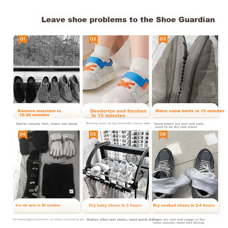 AIRMATE High-Speed Shoe Dryer Sterilizer Deodorizer Foldable Home Shoe Warmer and Dryer Machine