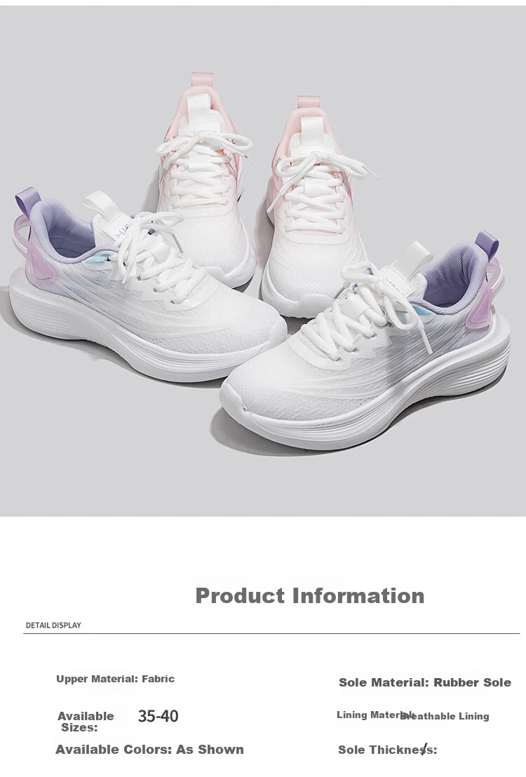 Global Purple Women's Running Shoes 2026 New Spring Breathable Mesh Casual Ultra-Light Fashion Sneakers 2
