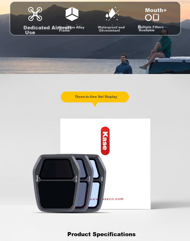 Kase DJI Mavic 4 Pro Drone ND64 Neutral Density Filter 2
