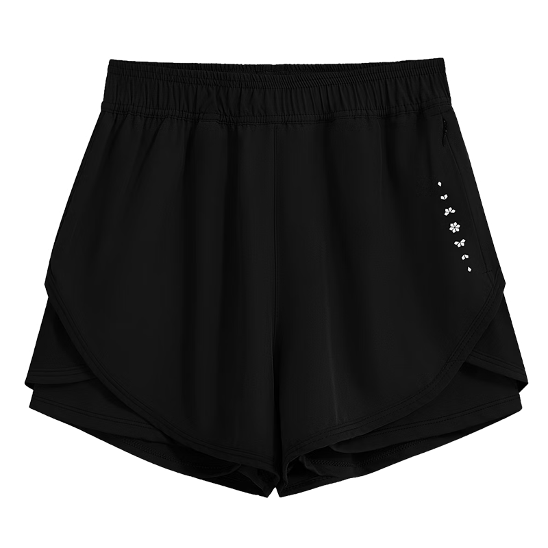 DRUR High Elasticity Running Sports Shorts for Women Breathable Quick-Dry Fitness Yoga Tennis Badminton Shorts