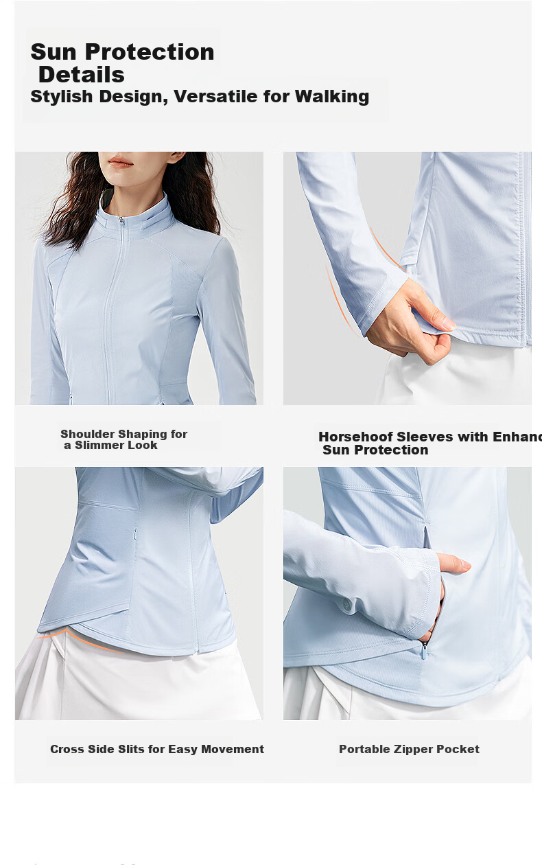 MOLY VIVI Lightweight Mermaid Slim Fit Sunscreen Jacket for Women Summer New Fashion UV Protection Coat Magic Vivi 13