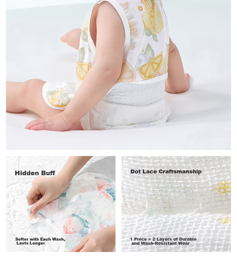 Betis Baby Belly Protector Summer Infant Bellyband Newborn Vest Gauze Clothes Cold Prevention Device 12