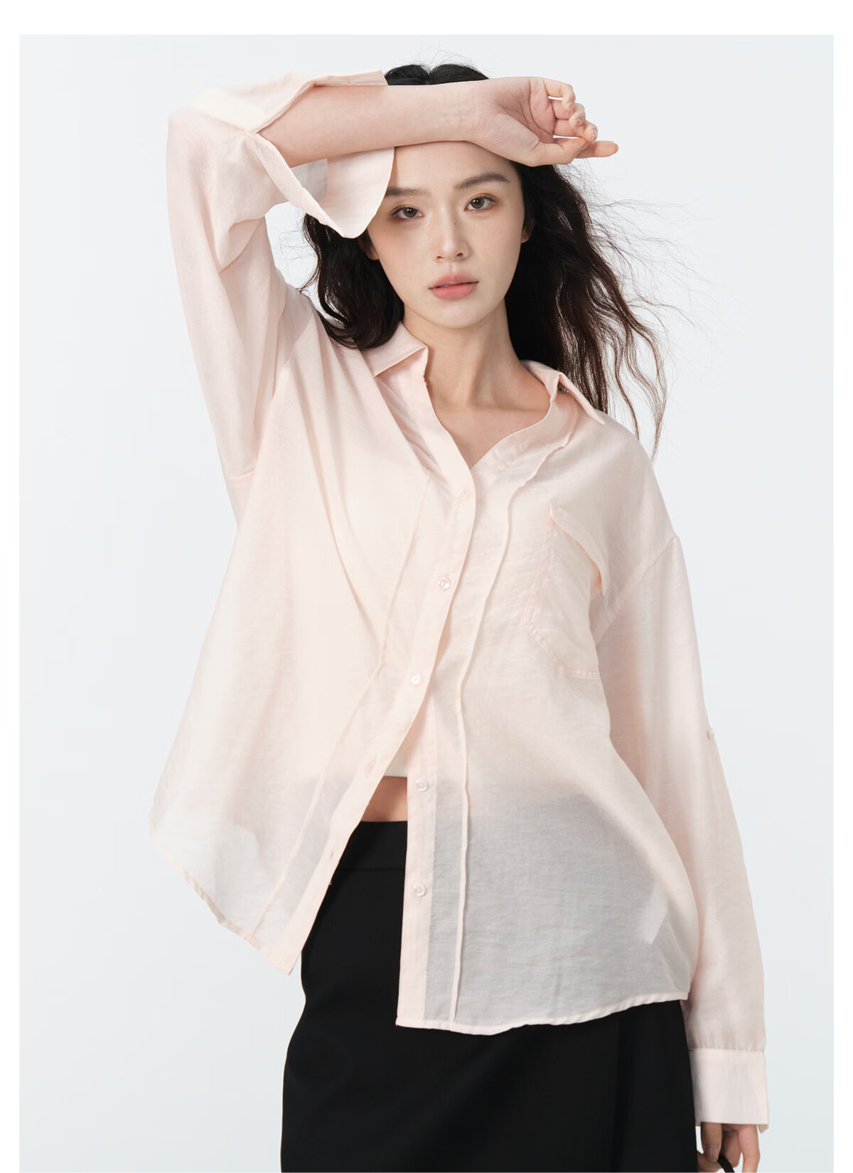 RA&RN RARN/Love Like You Lightweight Lapel Lyocell Shirt 33