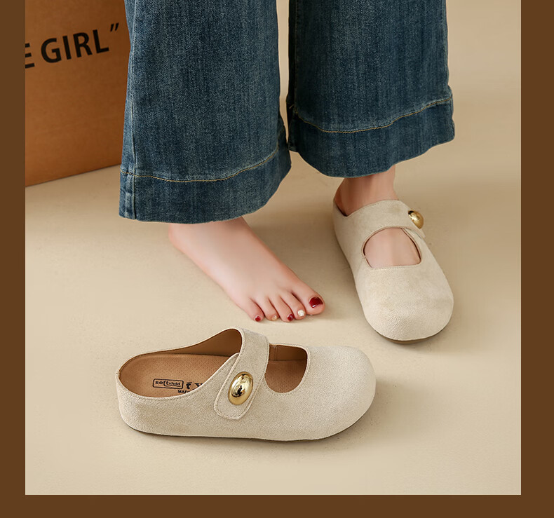 Cartelo Crocodile Women's Summer New Sandals Outdoor Slip-On Retro Birkenstock Shoes 1885 Beige Size 38 15