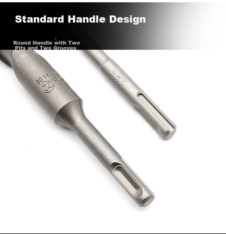Fang Da Wang Round Handle Two-Groove Two-Slot Electric Hammer Drill Bit 10x160mm Set of 10 Concrete Cement Rock Rebar Electric Hammer Drill Bits 5