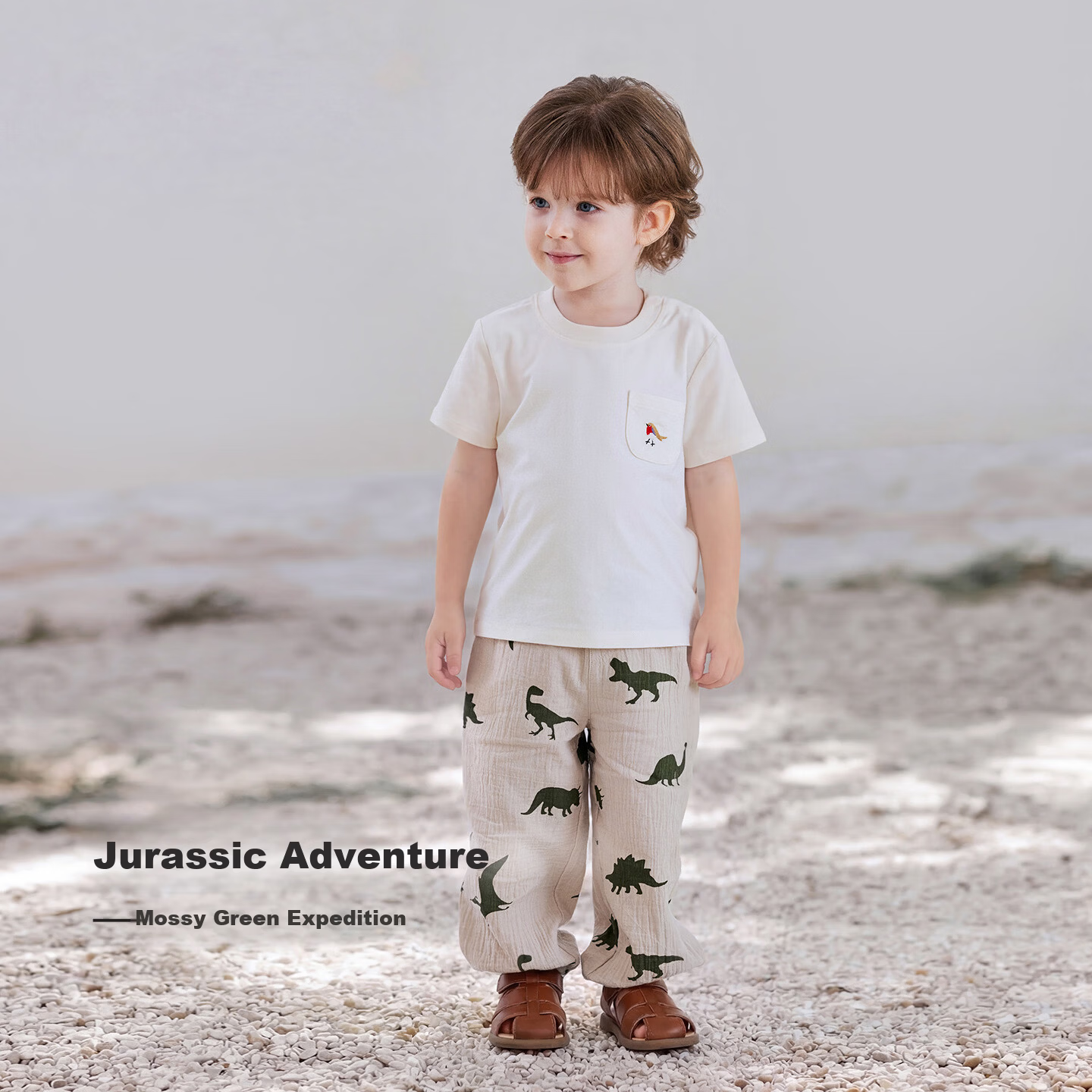 Babylove Boys' Summer Mosquito-Repellent Cotton Gauze Breathable Casual Thin Versatile Pants