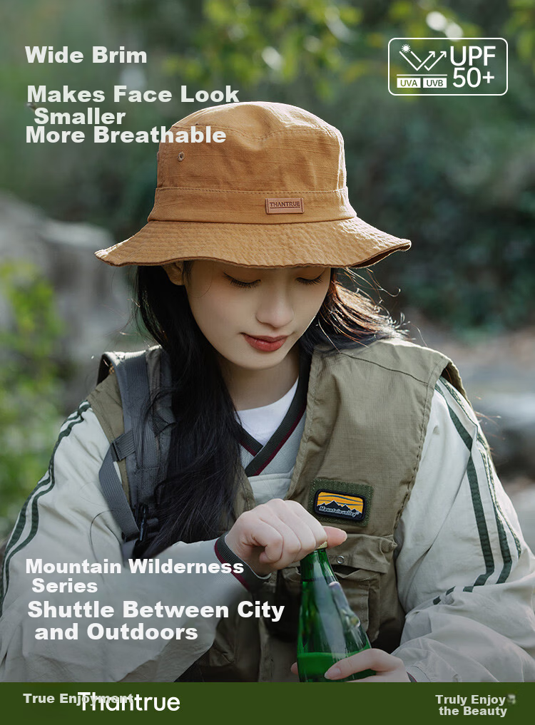 Zhenxiang Women's Summer Lightweight Breathable Small Brim Sun Protection Outdoor Foldable Bucket Hat P725 1