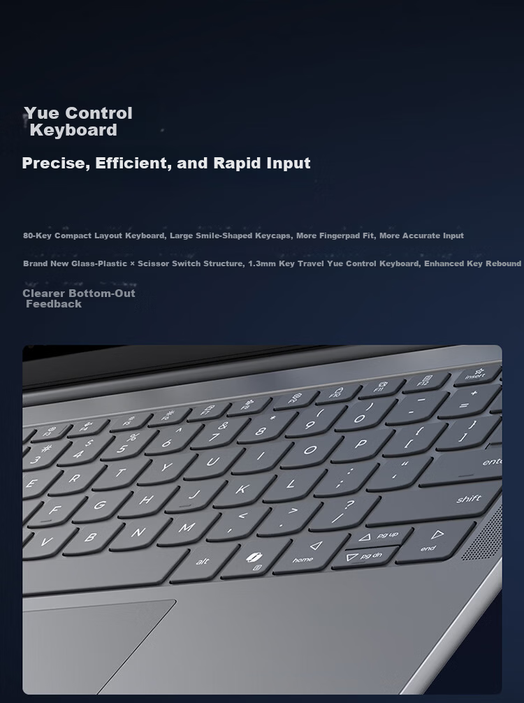 Lenovo Xiaoxin Pro16 Ultra Laptop AI Enhanced Core i3 3rd Gen Ultra7-356H 32GB 1TB 2.8K 120Hz OLED National Subsidy 17