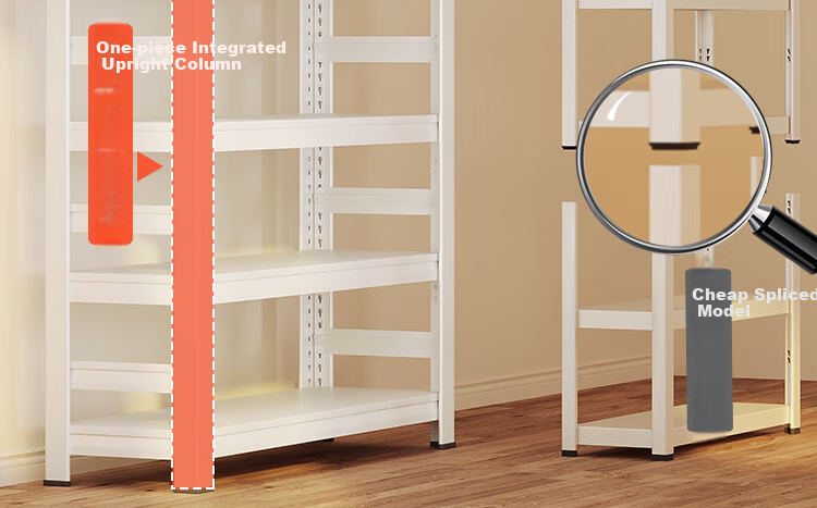 Yicai Nianhua Tool-Free Assembly Steel Multi-Layer Household Reinforced Bookshelf Storage Rack Balcony Shelf 100*30*183cm 12