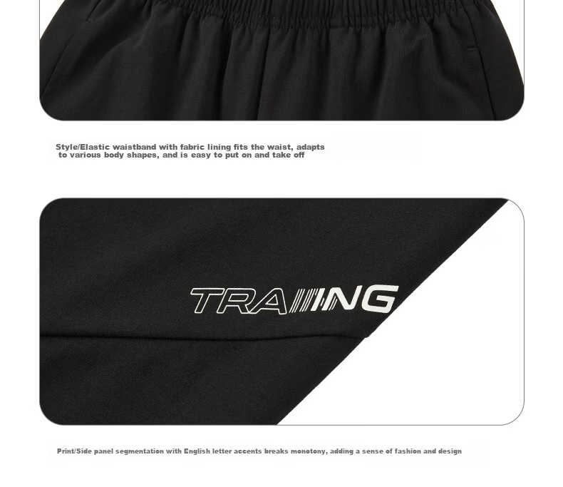 361° Kids Long Pants 26 Summer Boys Girls Breathable Cool Sports Pants Black 175 43