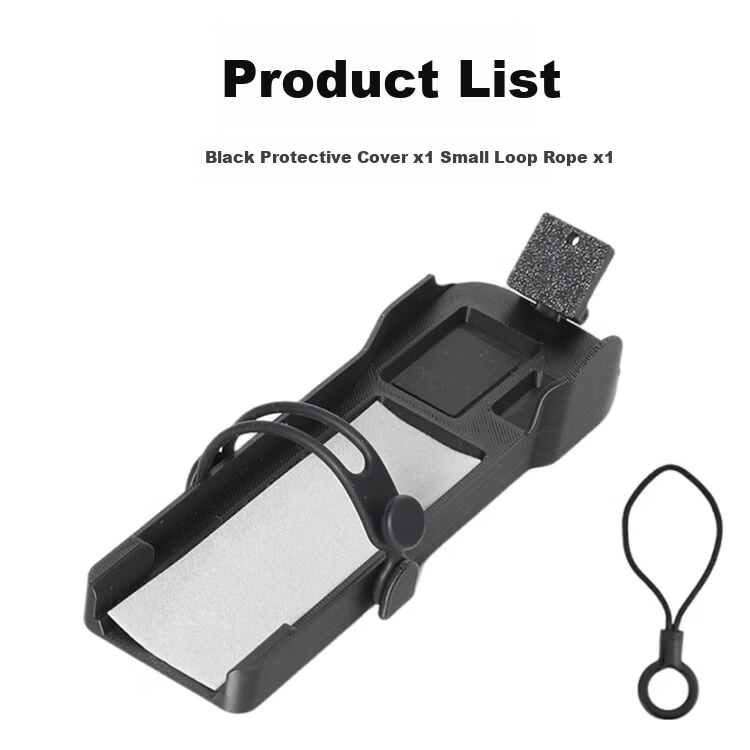 Qiye Protective Cover Case for DJI Pocket 3 Pocket Camera Accessories Foldable Flip Cover Strap Black 9