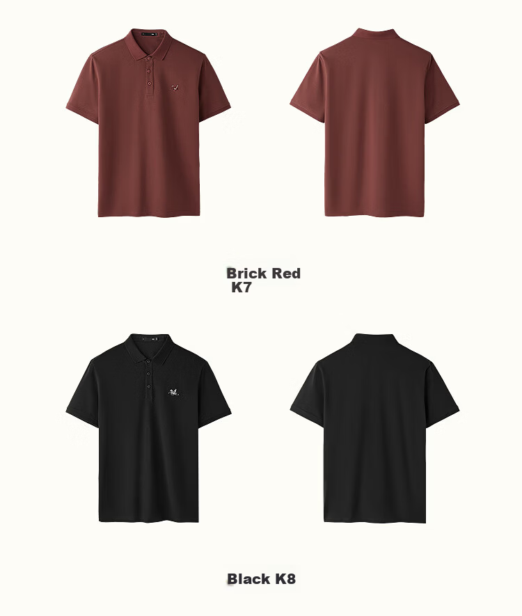 HLA Hailan Home Men's Polo Shirt 2026 New Year Cool Feeling Short Sleeve Summer 14