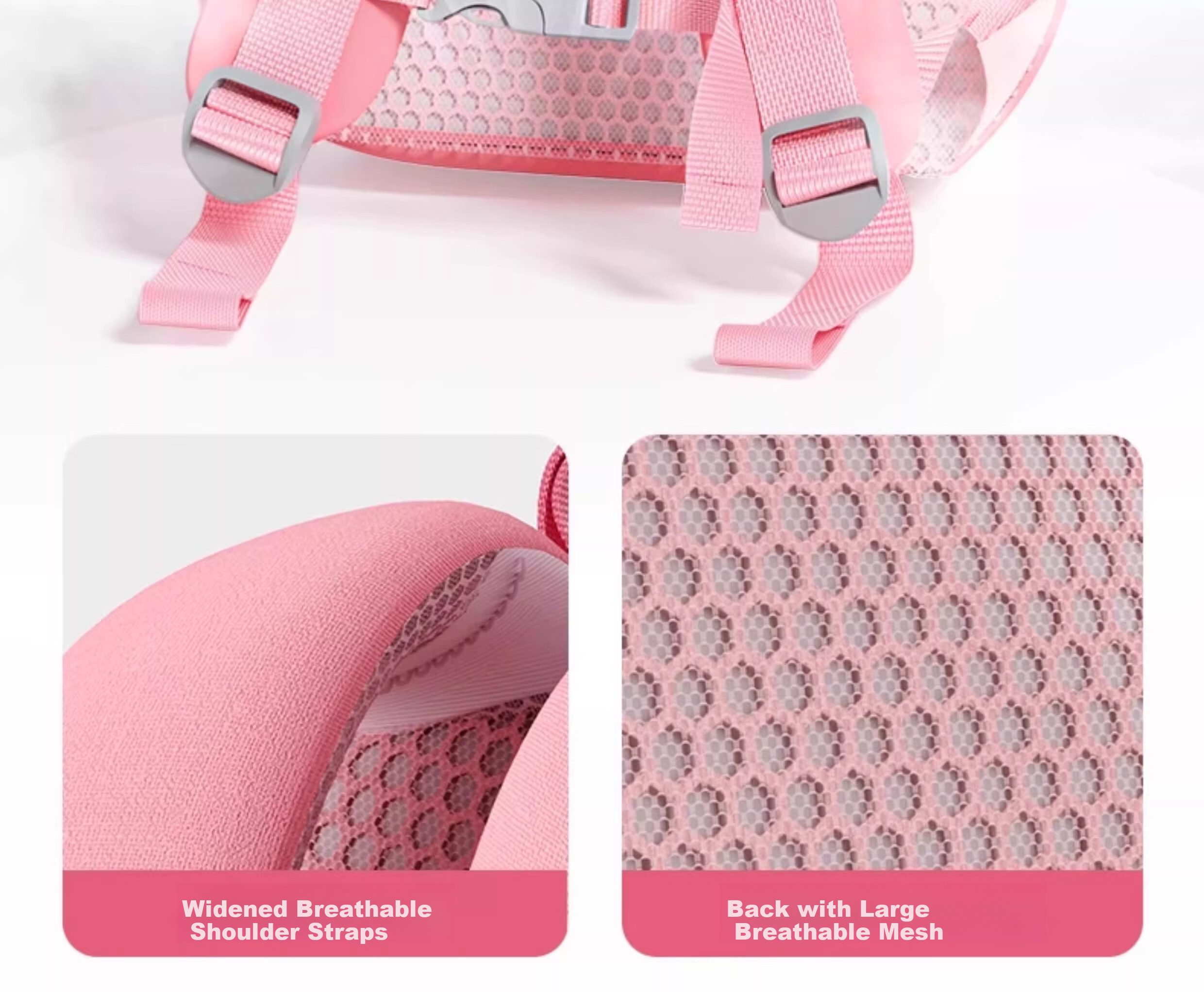Germ Kids Backpack Kindergarten Girls Cute Strawberry White Chocolate Birthday Gift for Little Girls 6