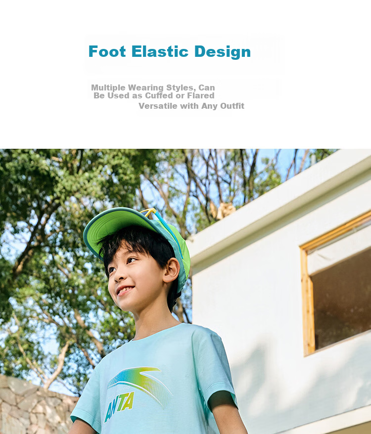 Anta Kids Pants Boys Girls 2026 Summer Outdoor Breathable Loose Cargo Sports Trousers A72626514 5