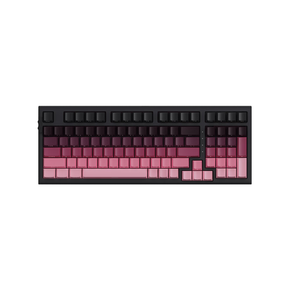 Ikbc Answer 98 Mechanical Keyboard 98 Keys Gaming Office Typing Comfortable Computer Keyboard Tri-mode RGB Blackberry Pink Mahjong Switch 42g