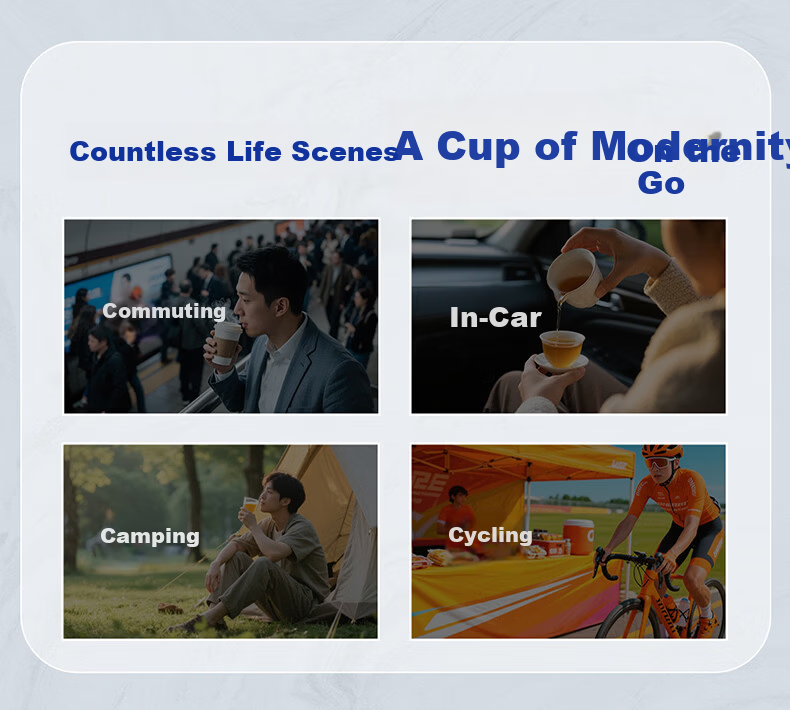 Pepsi Insulated Tumbler 316L Stainless Steel Coffee Cup Portable Car Cooler Sports Travel Mug 650ml Ink Brown 11