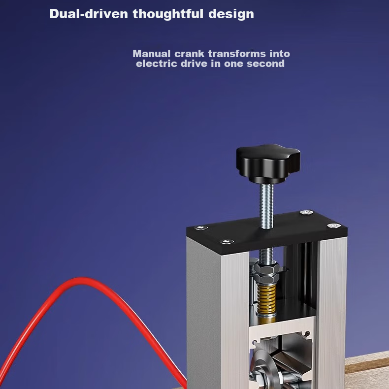 Delixi Electric Wire Stripping Machine Household Copper Wire Peeling Tool Cable Stripper Peeler Device 16