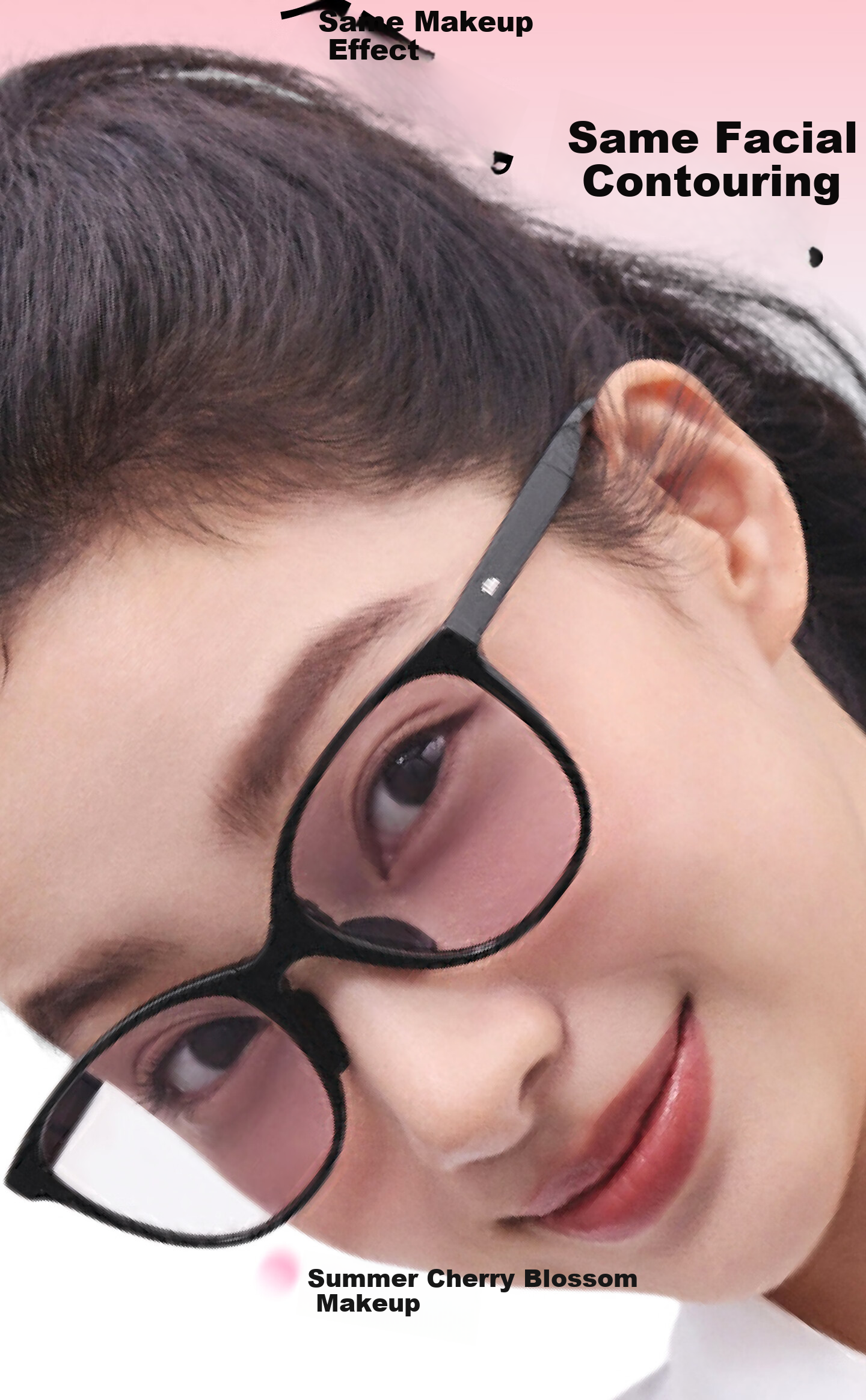 Beneunder Cat Eye Sunglasses for Women, Natural Look, Fashionable Sun Protection, UV Protection, Foldable Travel Sunglasses FD012 9