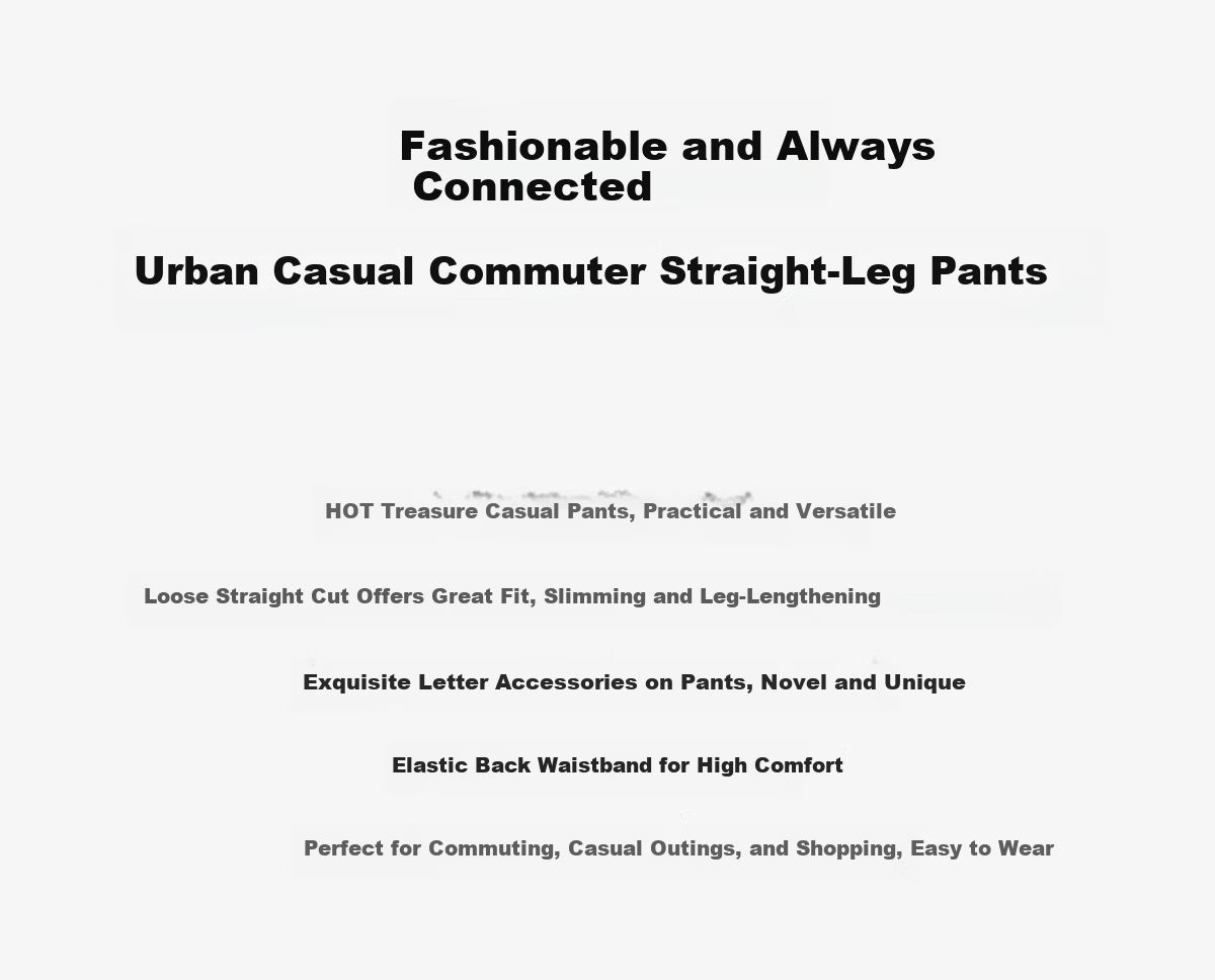 Chushen Spring And Autumn Casual Pants for Women, Wilderness Maillard High-Waist Straight Slimming Versatile Commuter Suit Pants S143K2020 2