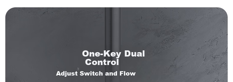 JOMOO Shower Set Gun Gray Piano Key Automatic Descaling Pure Copper Waterway Shower 36602-536/HBS-1 23