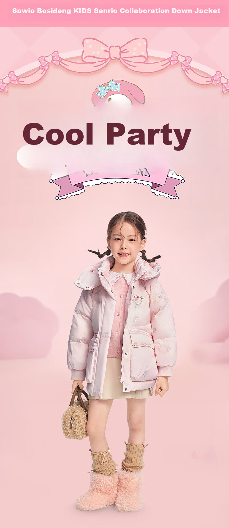 BOSIDENG Off-Season Winter Duck Down Jacket 5A Antibacterial Thickened Hooded Coat for Men, Women, and Children 1