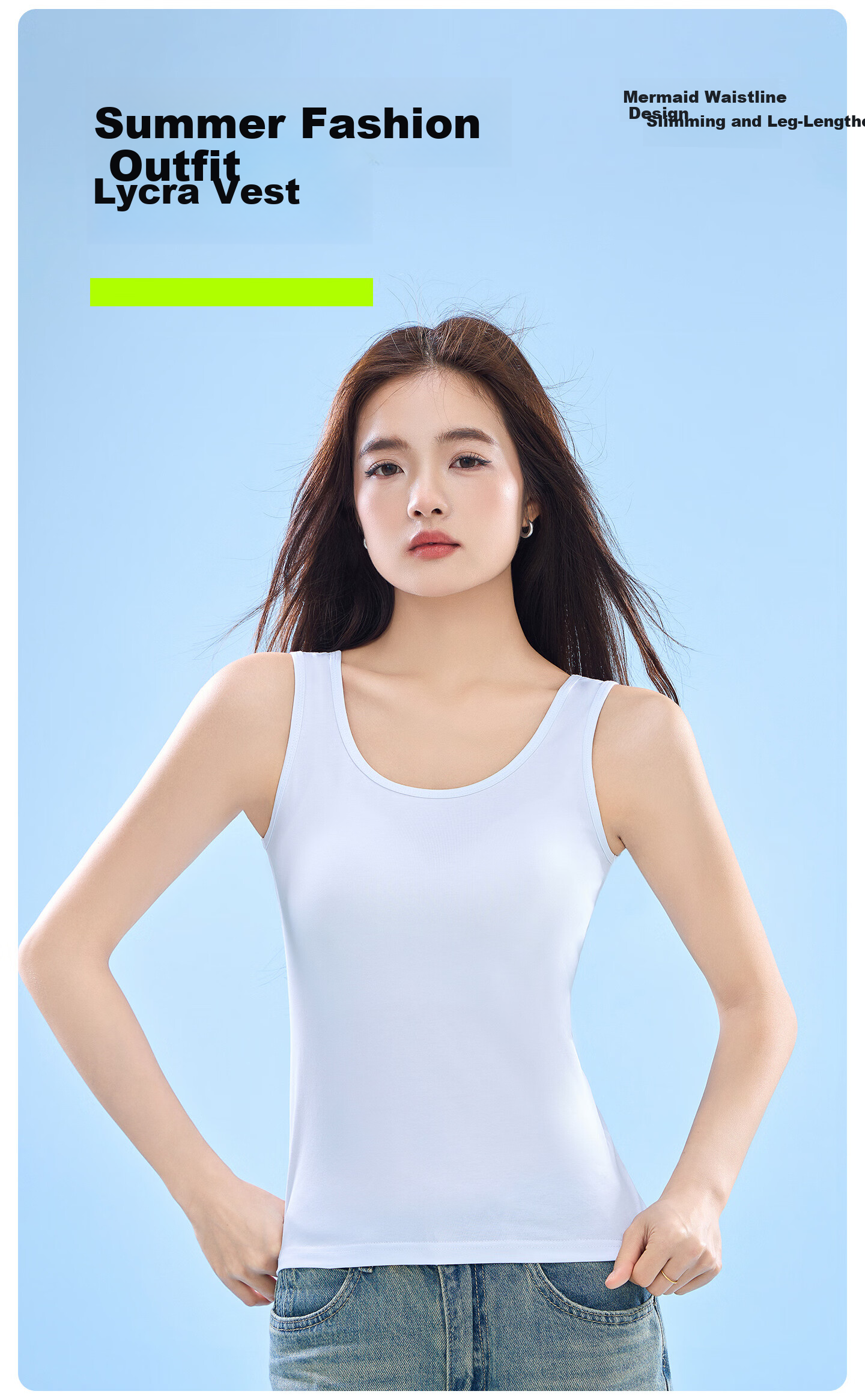 Youkeshu Women's Camisole Tank Top Slim Fit Breathable Sports Base Layer Outerwear Side Coverage 2