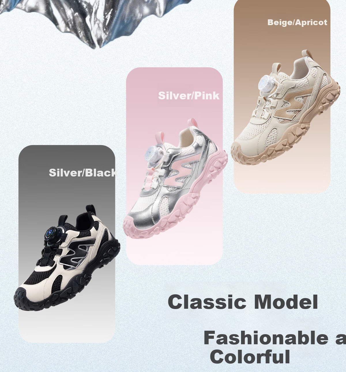 CAMEL [Xinghe] Children's Hiking Shoes, Mountain Climbing Shoes, Breathable Mesh Outdoor Casual Shoes, Wear-Resistant, Non-Slip, Anti-Collision, for Older Childre 3