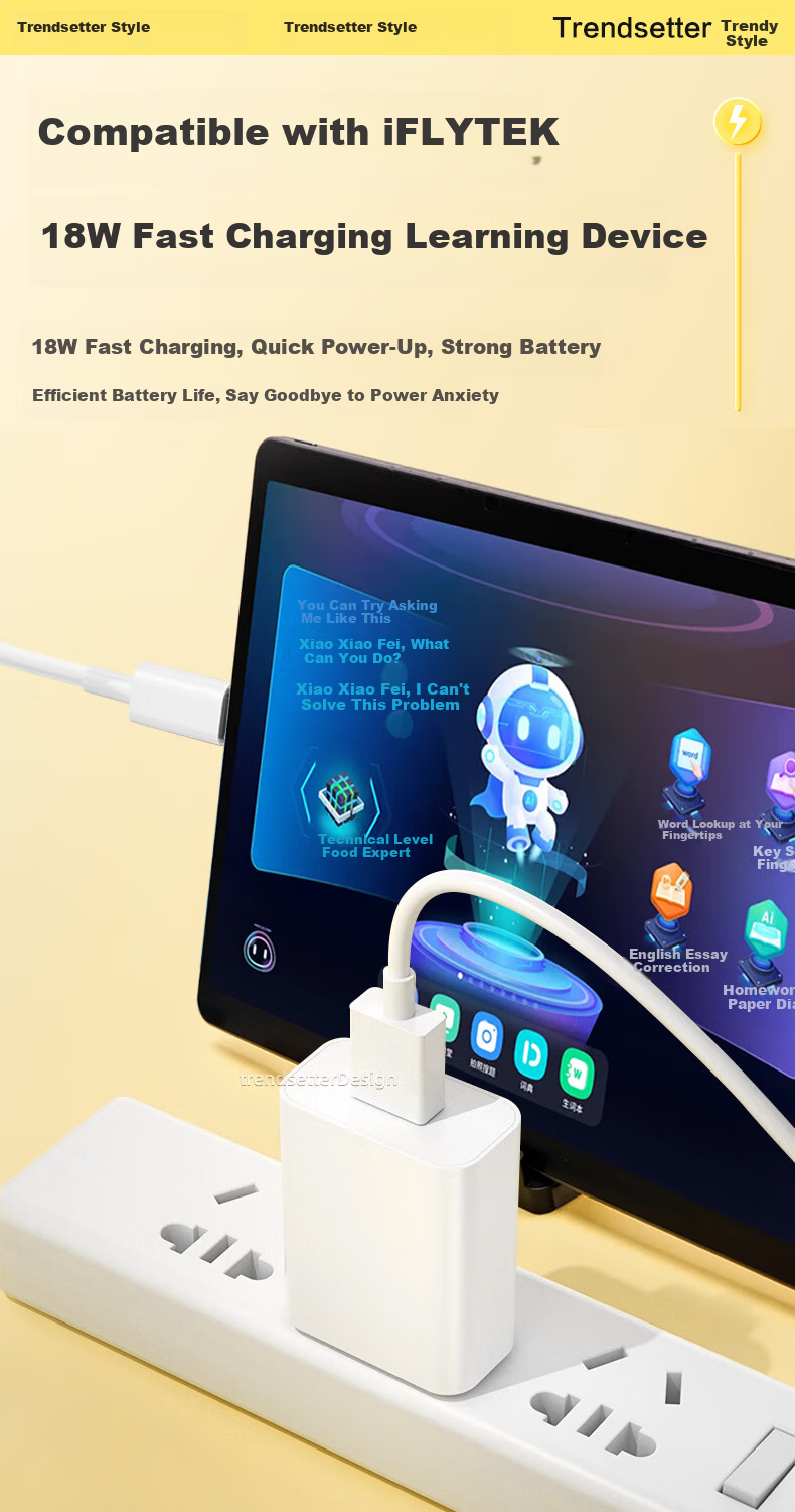 Trendy Style Apple 17/16/15 Charger and Charging Cable 30W Fast Charge Set for iPhone 17/16/15/Pro/Pro Max/Plus Type-C Data Cable 3